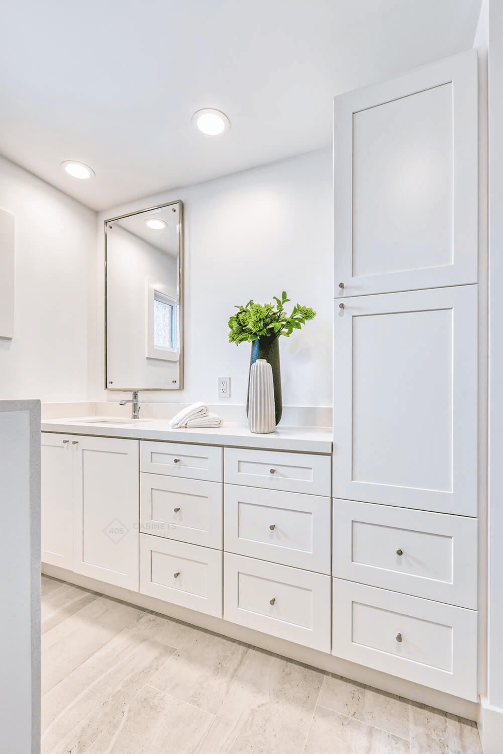 Maximizing Vertical Space with Tall Bath Cabinets - image3